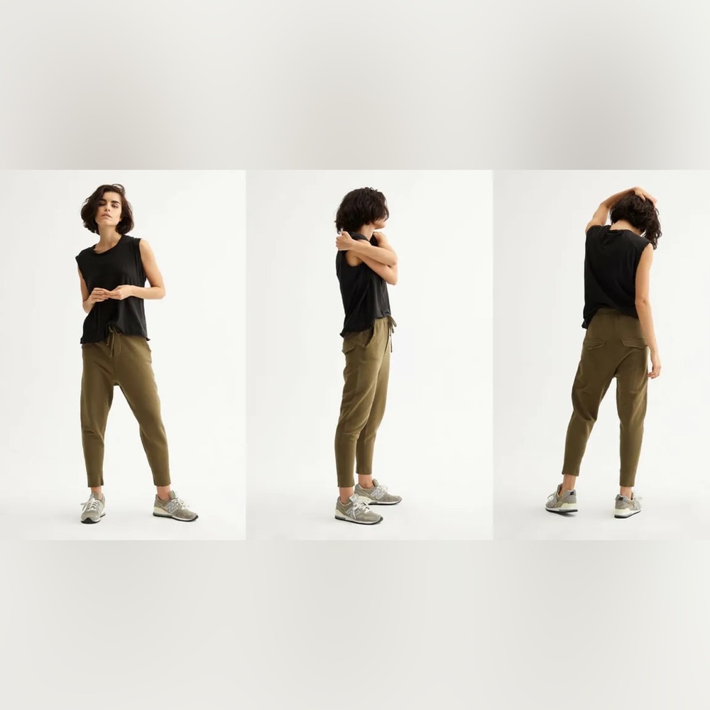 Nili Lotan Nolan Sweatpants Army Green ~ Small